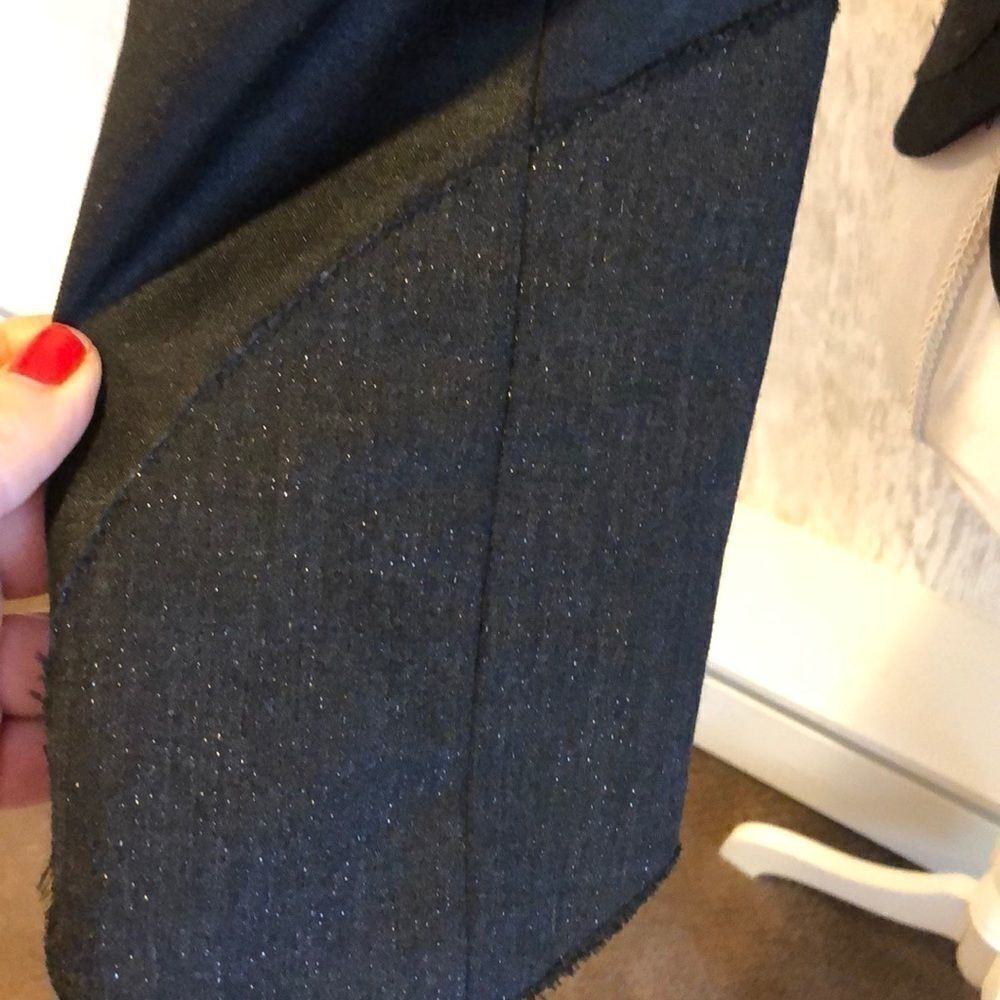 Zadig & Voltaire Deluxe Black Shimmer Zip Blazer - Size M - Picture 5 of 8